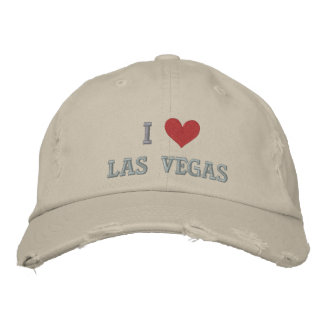 I LOVE LAS VEGAS -- NEVADA EMBROIDERED HAT