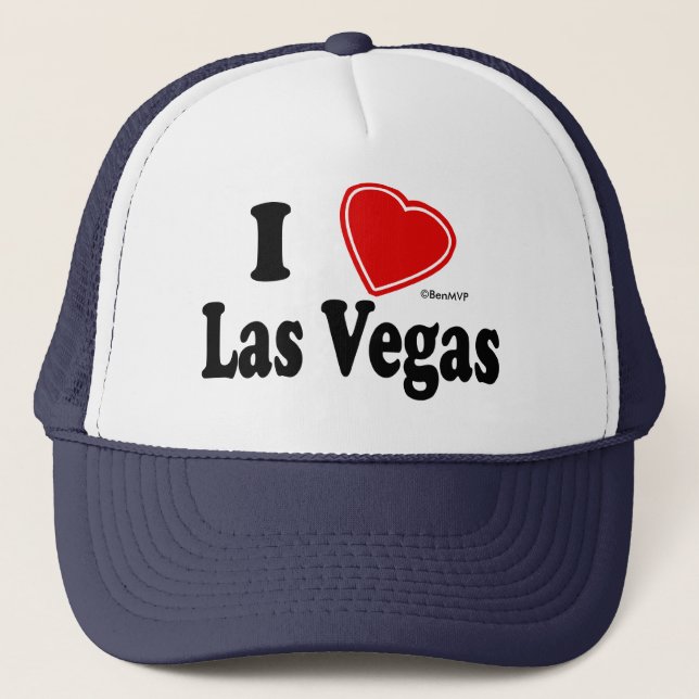I Love Las Vegas Trucker Hat (Front)