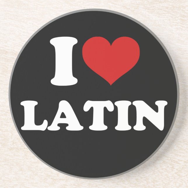 I Love Latin Coaster (Front)