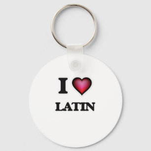 I Love Latin Key Ring