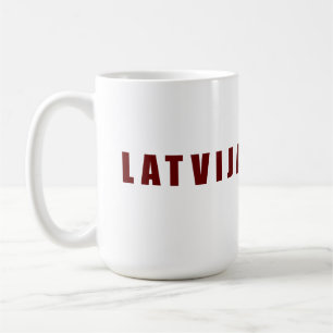 I love Latvia Coffee Mug