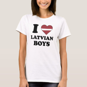 I love Latvian Boys T-Shirt