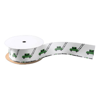 I love Lawn Mowers Satin Ribbon