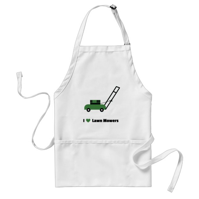 I love Lawn Mowers Standard Apron (Front)