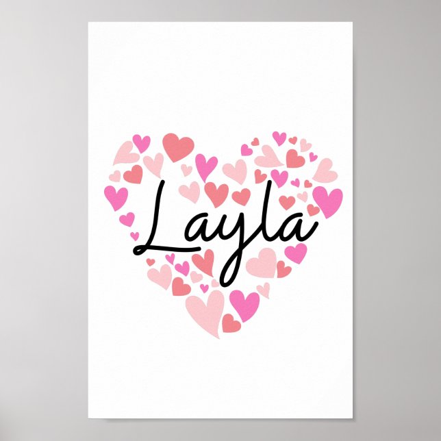 I love Layla Poster (Front)