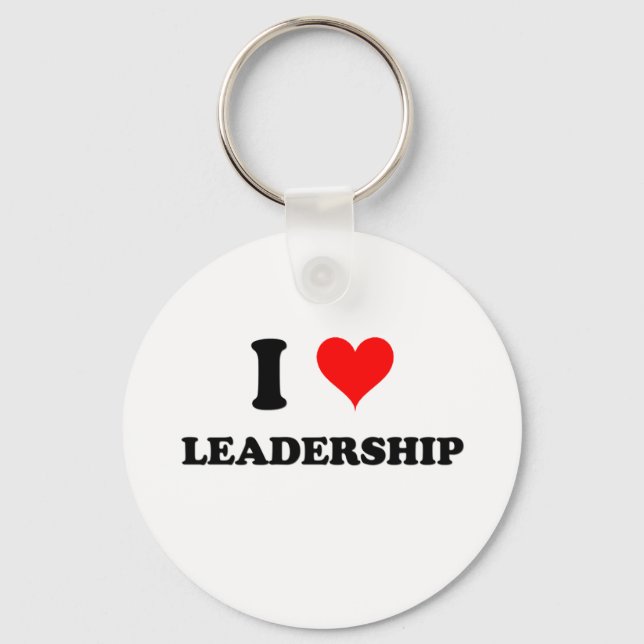 I Love Leadership Key Ring (Front)