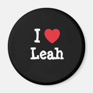 I love Leah heart T-Shirt Magnet