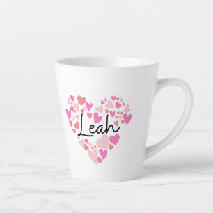 I love Leah Latte Mug