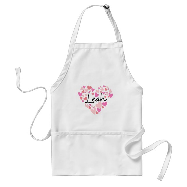 I love Leah Standard Apron (Front)