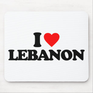 I LOVE LEBANON MOUSE MAT