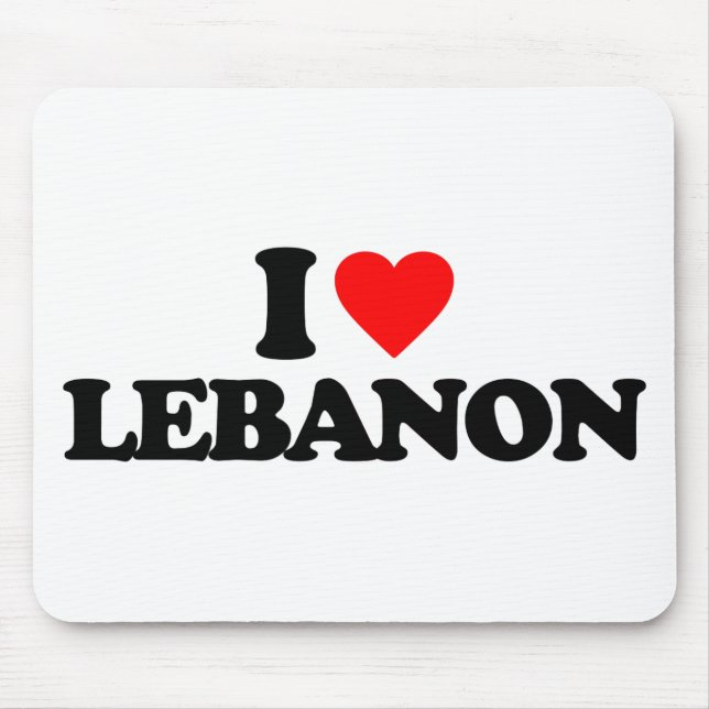 I LOVE LEBANON MOUSE MAT (Front)