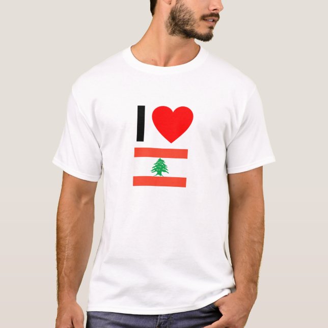 i love lebanon T-Shirt (Front)