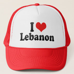 I Love Lebanon Trucker Hat