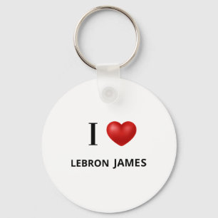 I Love Lebron James  Key Ring