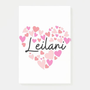 I love Leilani Post-it Notes