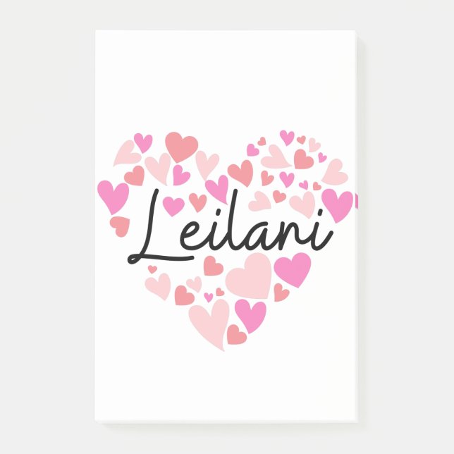 I love Leilani Post-it Notes (Front)