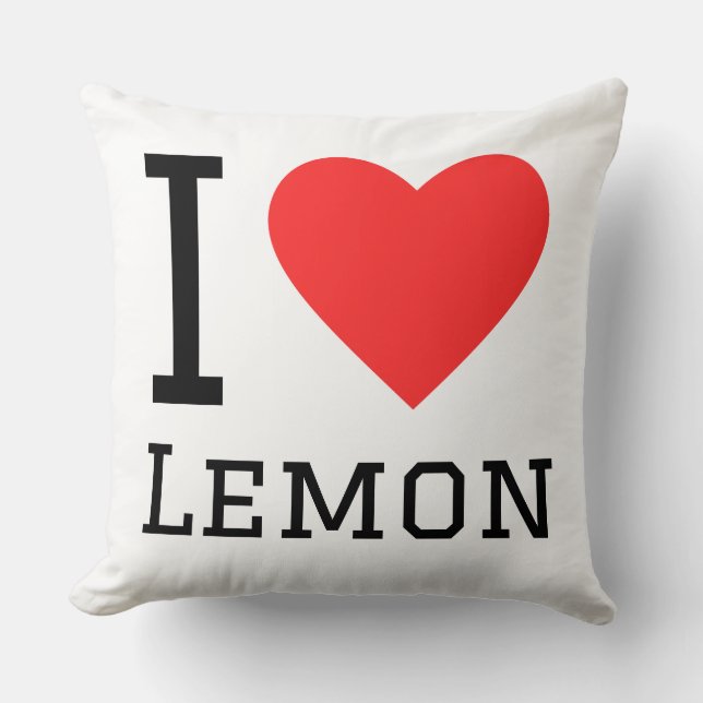 I love lemon cushion (Front)