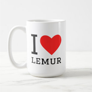 I love lemur coffee mug