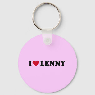I LOVE LENNY KEY RING