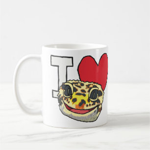 I Love Leopard Geckos Coffee Mug