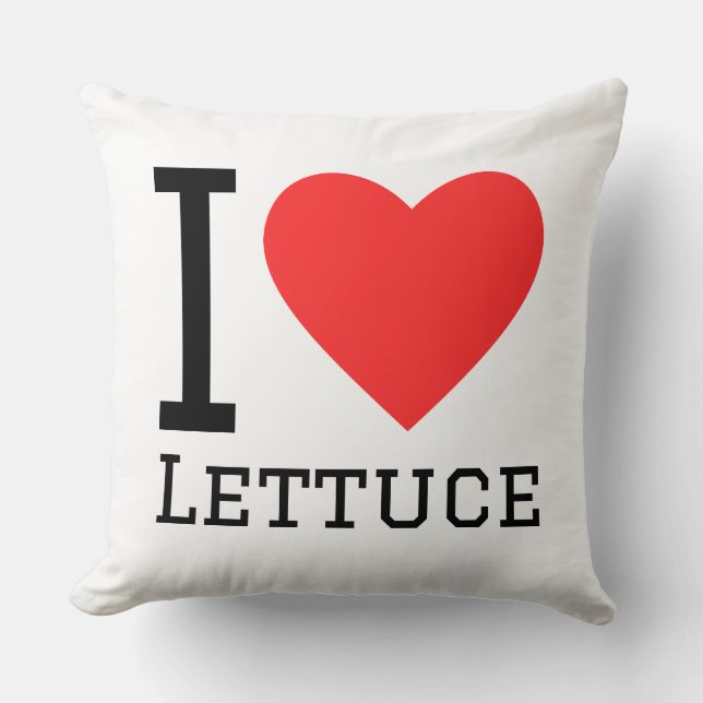 I love lettuce  cushion (Front)