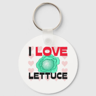 I Love Lettuce Key Ring