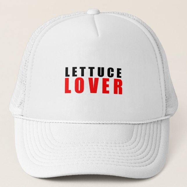 I love lettuce trucker hat (Front)