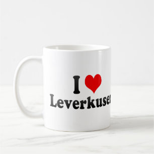 I Love Leverkusen, Germany Coffee Mug
