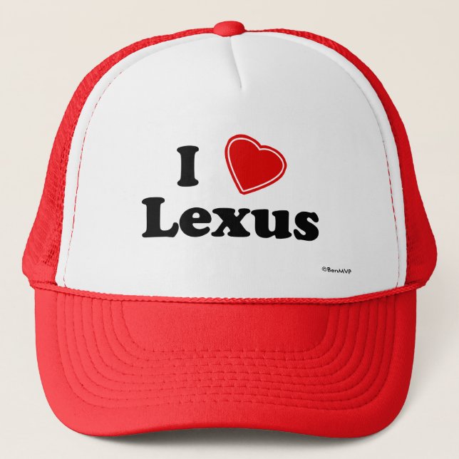 I Love Lexus Trucker Hat (Front)