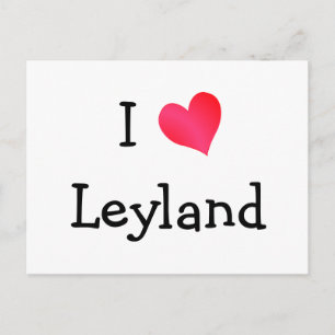 I Love Leyland Postcard
