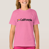 I love LGBT California state T-Shirt