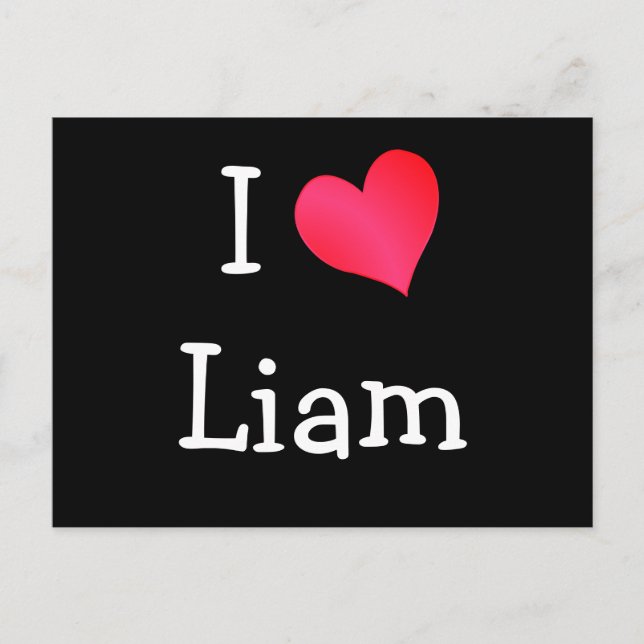 I Love Liam Postcard (Front)