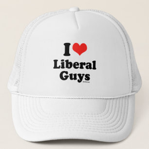 I LOVE LIBERAL GUYS TRUCKER HAT