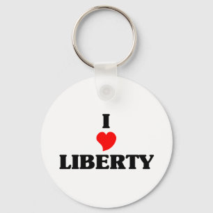 I love Liberty Key Ring