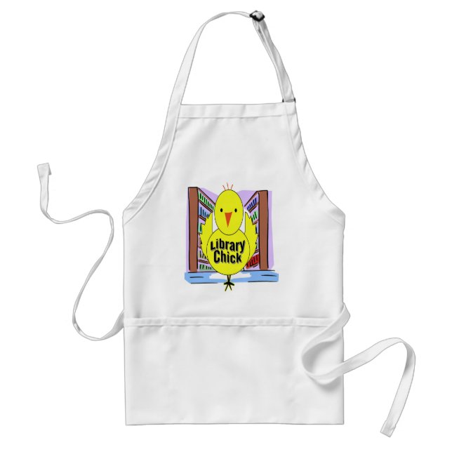 I Love Library Chicks Standard Apron (Front)