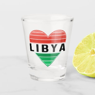 I Love Libya, Libyan Heart Shot Glass