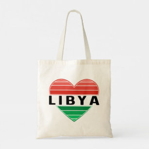 I Love Libya, Libyan Heart Tote Bag