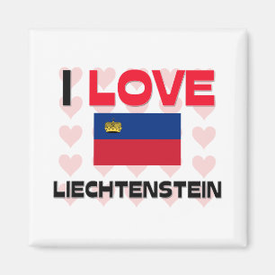 I Love Liechtenstein Magnet
