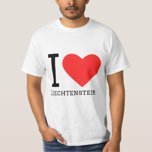 I love Liechtenstein square sticker T-Shirt