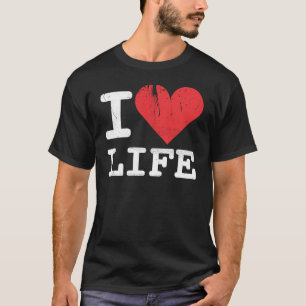 I Love Life Basic Dark T-Shirt