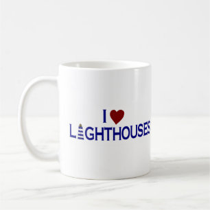 I Love Lighthouses Coffee Mug