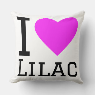 I love lilac cushion