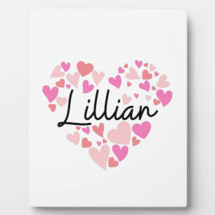 I love Lillian Plaque