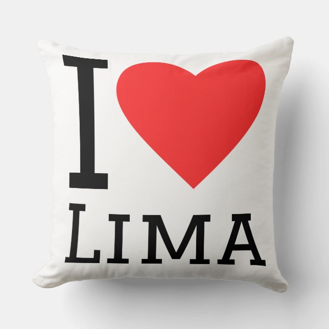 I love lima cushion (Front)