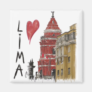 I love Lima Magnet