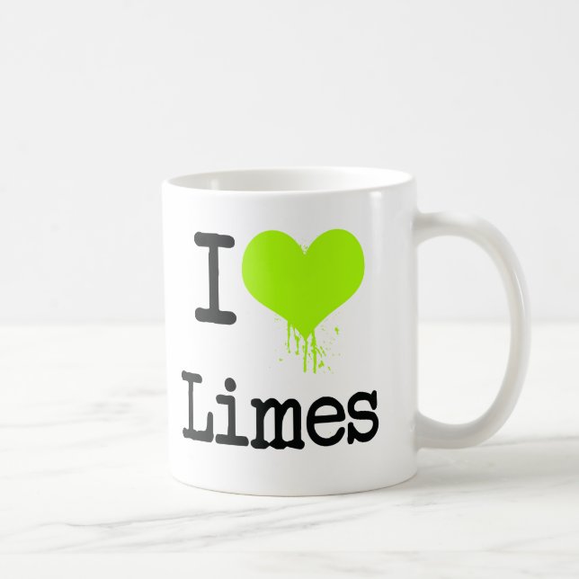 I Love Limes Coffee Mug (Right)