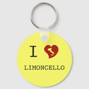 I Love Limoncello Key Ring