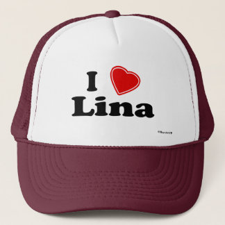 I Love Lina Trucker Hat