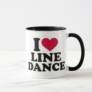 I love line dance mug