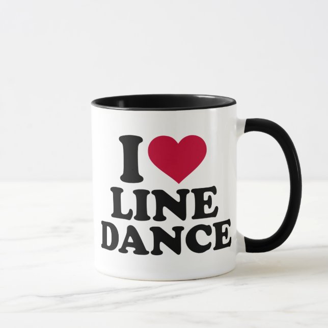 I love line dance mug (Right)